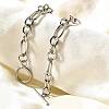 Tarnish Resistant Unisex 304 Stainless Steel Figaro Chain Bracelets BJEW-H541-06A-P-4