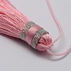 Nylon Tassels Big Pendant Decorations HJEW-L010-14-2