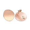 304 Stainless Steel Stud Earring Findings X-STAS-Q231-06RG-2