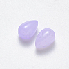 Imitation Jade Glass Charms GLAA-R211-03-F02-2