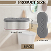 ABS Plastic Bidet Toilet Seat Bumpers with Strong Adhesive for Toilet Cover Adhesive AJEW-WH20060-61B-2