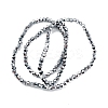 Transparent Electroplate Glass Beads Strands EGLA-A039-T2mm-UA05-2