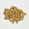 Rack Plating Brass Corrugated Round Spacer Beads KK-I600-6mm-G-RS-2