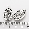 Tibetan Style Alloy Pendants TIBE-Q078-07AS-RS-2