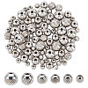 120Pcs 6 Style 304 Stainless Steel Beads STAS-UN0025-48-1