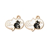 Alloy Enamel Pendants ENAM-B031-01B-1