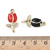 Alloy Enamel Rhinestone Pendants FIND-L024-19G-3