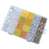 DIY 24 Style Acrylic & ABS Beads Jewelry Making Finding Kit DIY-NB0012-02I-3