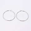 304 Stainless Steel Hoop Earrings EJEW-WH0002-03C-P-1