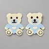Polyester Embroider Thread Iron on/Sew On Patches PATC-WH0023-23A-1