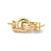 Brass Fold Over Clasps LS-KK-H483-16G-2