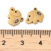 Ion Plating(IP) 304 Stainless Steel Enamel Charms STAS-D018-05G-3