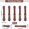 6Pcs PU Imitation Leather Belt Buckles LS-AJEW-FG0001-57-2