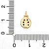 Brass Micro Pave Cubic Zirconia Pendants KK-D356-19G-3