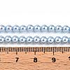 Baking Paint Pearlized Glass Pearl Bead Strands HY-N002-4mm-A05-5