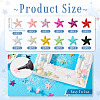 120Pcs 12 Colors Opaque Resin Sea Animals Cabochons CRES-TA0001-30-4