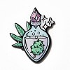 Weed Pattern Theme Printed  Acrylic Pendants MACR-G061-03C-1