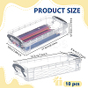 Rectangle Plastic Pencil Case AJEW-WH0596-276B-2