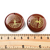 Natural Red Jasper Carved Pendants G-H007-06D-3