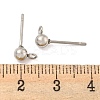 Non-Tarnish 304 Stainless Steel Stud Earring Findings STAS-O004-10B-P-3