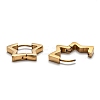 304 Stainless Steel Star Huggie Hoop Earrings STAS-H156-07G-3