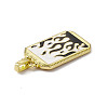 Alloy Enamel Pendants ENAM-D042-01B-3