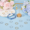 80Pcs 2 Colors Alloy Linking Rings FIND-SC0008-50-4