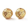 Rack Plating Brass Beads KK-S377-16G-2