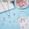 72Pcs 6 Styles Alloy Enamel Pendants ENAM-AR0001-84-4