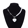 Pendant Necklaces NJEW-JN02690-01-4