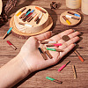 26Pcs 13 Styles Transparent & Opaque Resin & Walnut Wood Pendants RESI-TA0002-57-5