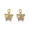 Gift Ideas for Men On Valentines Day Tibetan Style Alloy Star Carved Word Just for You Message Charms LS-X-GLF1272Y-NF-1