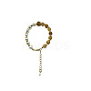 Natural Yellow Jade Round Beaded Bracelet NC1314-01-1