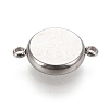 Tarnish Resistant 304 Stainless Steel Links Connectors Settings X-STAS-K202-02D-P-2