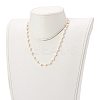 Natural Pearl Beaded Necklaces NJEW-JN03435-02-5