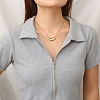 304 Stainless Steel Pendant Necklaces NJEW-G120-03G-5