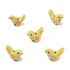 5Pcs Handmade Printed Porcelain Beads PORC-YW0001-27C-1