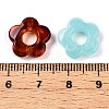 Gradient Color Transparent Acrylic Beads OACR-N137-49R-3