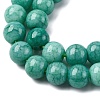 Ombre Effect Dyed Glass Beads Strands GLAA-T031-01O-09-4