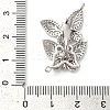 Brass Micro Pave Clear Cubic Zirconia Fold Over Clasps KK-G505-24C-P-3