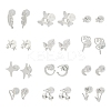 2 Pairs Alloy Stud Earrings for Women EJEW-FS0001-27H-2