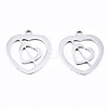 Non-Tarnish 201 Stainless Steel Pendants STAS-T044-202P-1