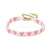 Glass Seed Beaded Bracelets for Women BJEW-MZ00214-01-2