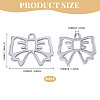 30Pcs Zinc Alloy Open Back Bezel Pendant FIND-CA0009-60-2