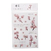 Flower Pattern Waterproof Self Adhesive Hot Stamping Stickers DIY-I063-12-1