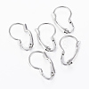 Tarnish Resistant 304 Stainless Steel Leverback Earring Findings X-STAS-G161-20B-1