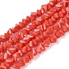 Opaque Glass Beads Strands GLAA-N019-3mm-08-1