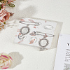 2 Bags Alloy & Iron Brooches DIY-LP0004-23-1