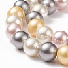 Shell Pearl Bead Strands BSHE-L017-17-7