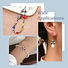 18Pcs 9 Colors Baking Paint Alloy Beads FIND-CJ0003-38-7
